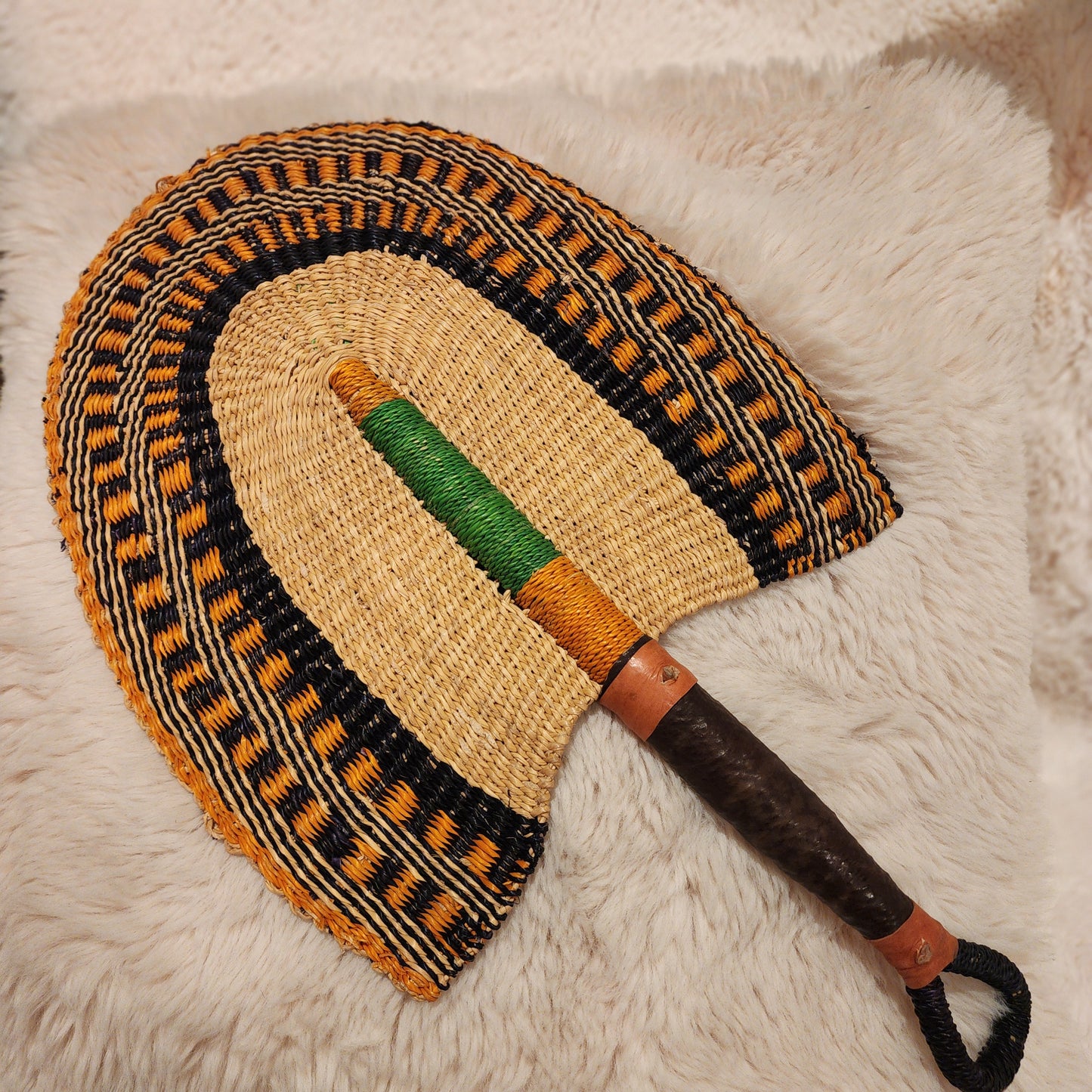 FanTasic Flat leather handle