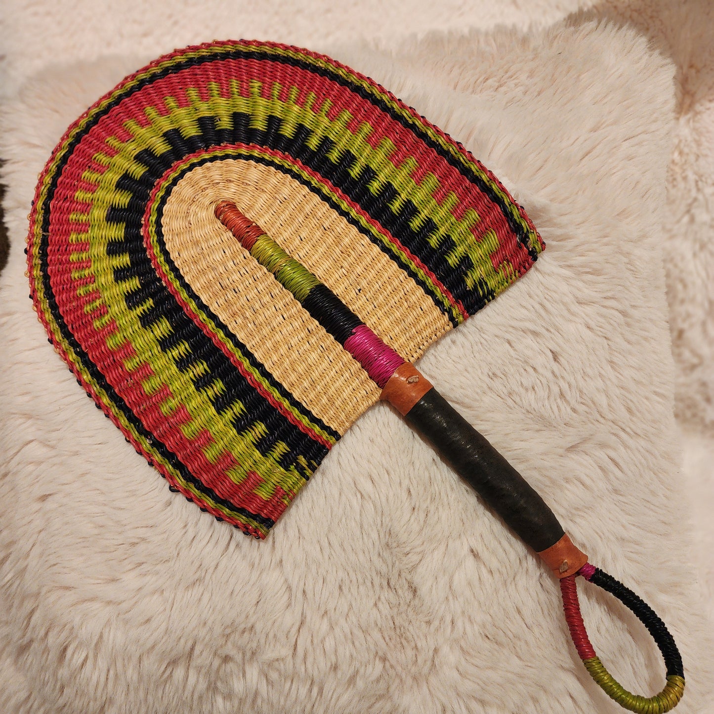 FanTasic Flat leather handle